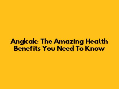 Angkak: The Amazing Health Benefits You Need To Know