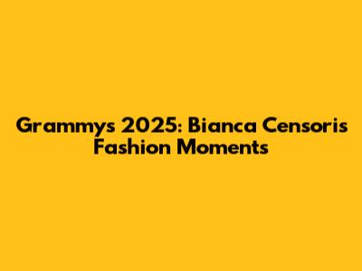 Grammys 2025: Bianca Censori's Fashion Moments