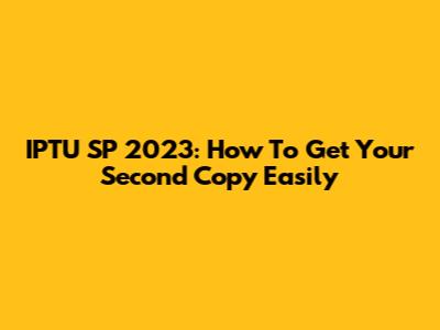 IPTU SP 2023: How To Get Your Second Copy Easily