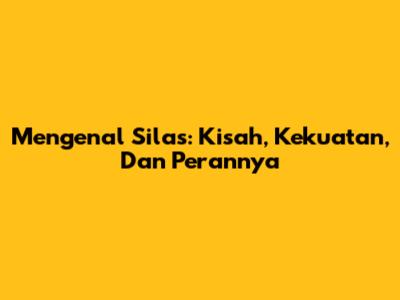 Mengenal Silas: Kisah, Kekuatan, Dan Perannya