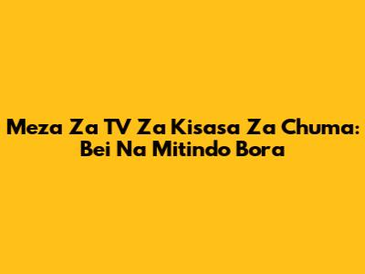 Meza Za TV Za Kisasa Za Chuma: Bei Na Mitindo Bora