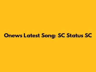 Onew's Latest Song: SC Status SC