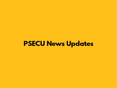 PSECU News Updates