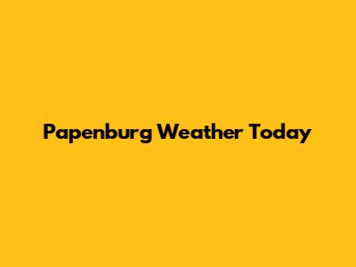 Papenburg Weather Today